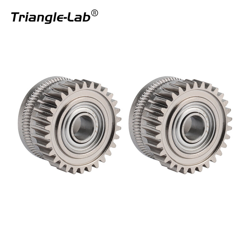 C Trianglelab K1C EXtruder K1 GEAR All Metal Filament Drive Gear for Creality  K1 Max EXTRUDER GEAR nickel-plated High hardness