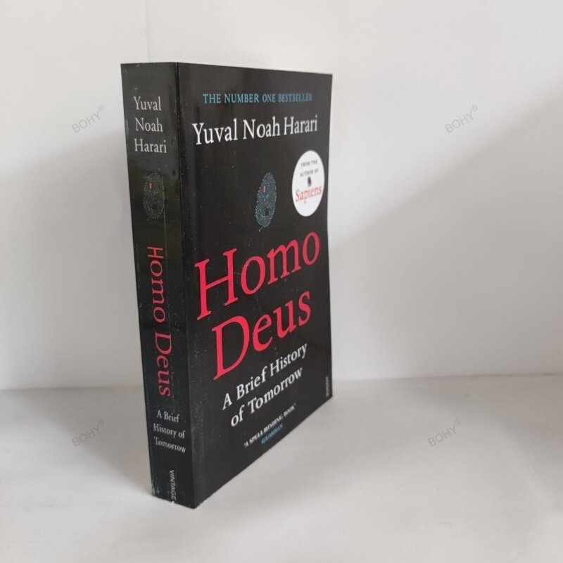 Homo Deus Sebuah Sejarah Singkat besok oleh Yuval Noah Harari siswa membaca bahasa Inggris buku pendidikan sastra bahasa Inggris Novel