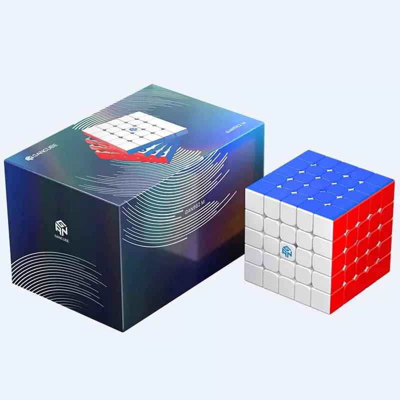 GAN-Magnetic Magic Speed Cube, Puzzle Cube, Stickerless, Fidget Toys profissionais, 5X5, 5X5