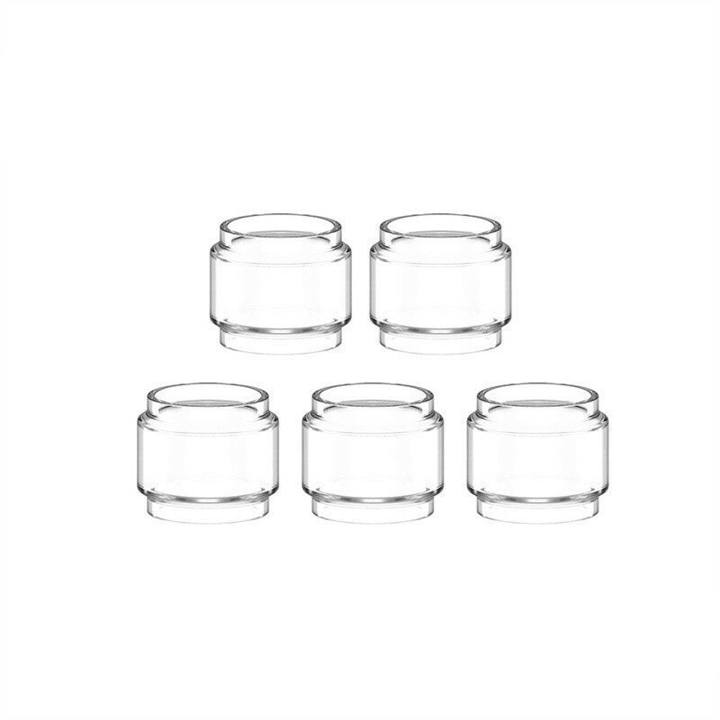 Yuhetec-tubo de vidro bolha para eleaf melo 2 / 3 6ml / 3 nano / 3 mini 4ml / 4 d25/4 d22/5 tanque 4ml/istick rim c, 5 peças