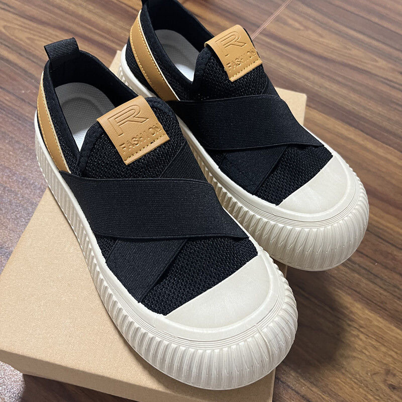 New Casual Canvas Sneakers Women Summer 2024 New In Sports Running Shoes Woman Comfort Slip-on Flat Sneaker Size 35-40