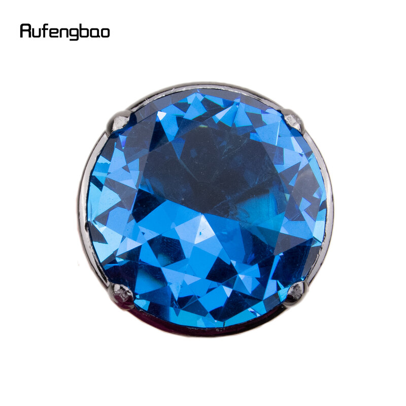 Diamante Azul Única Conjunta Vara de Prata com Prato Escondido, Prato de Cana, Cosplay Crosier, Moda de Defesa Pessoal, 93cm