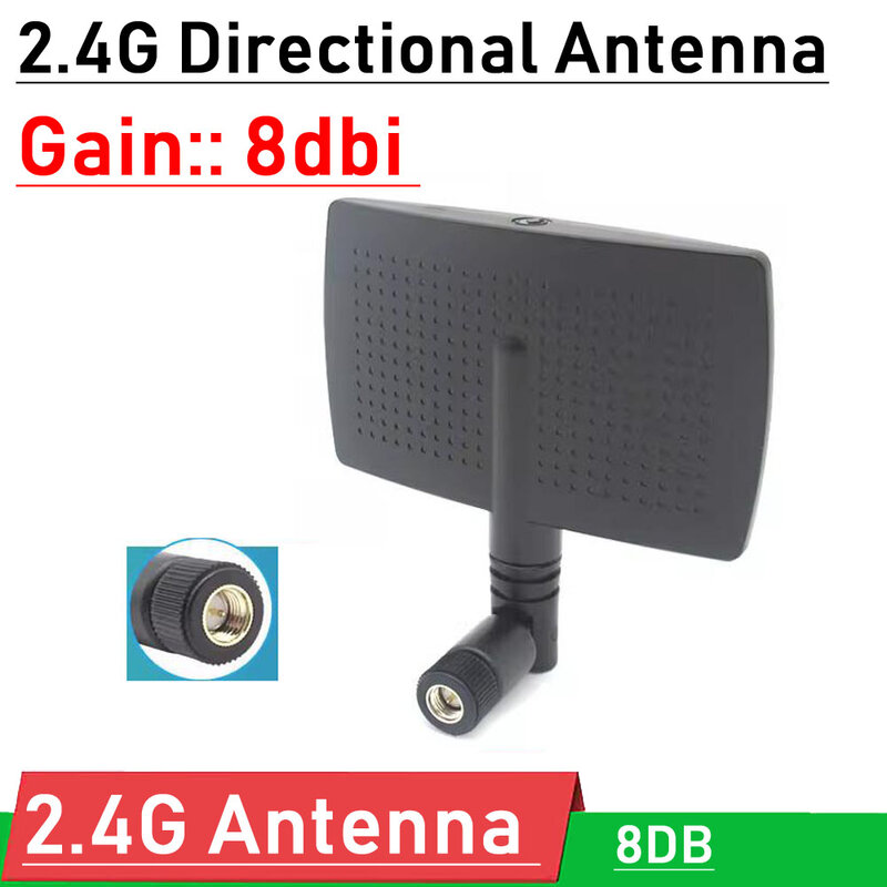 Antenna WIFI 2.4G guadagno Antenna piatta direzionale 2.4GHZ: 8dbi SMA per IEEE 802.11 Router WLAN Antenna amplificatore Bluetooth RF