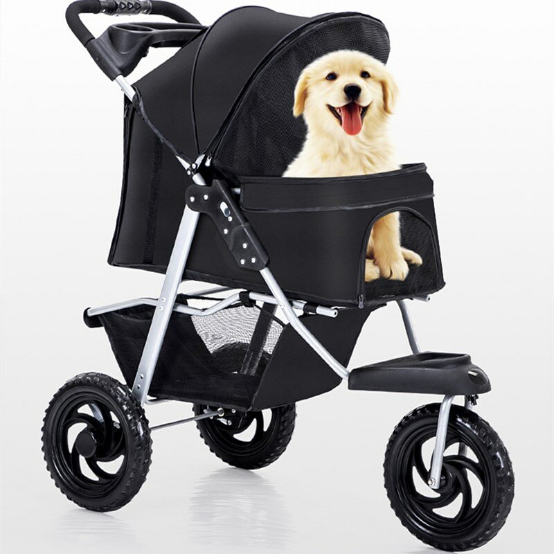 Carrito de transporte para mascotas, carrito para perros con ventana transpirable, para exteriores, gran oferta, 2022
