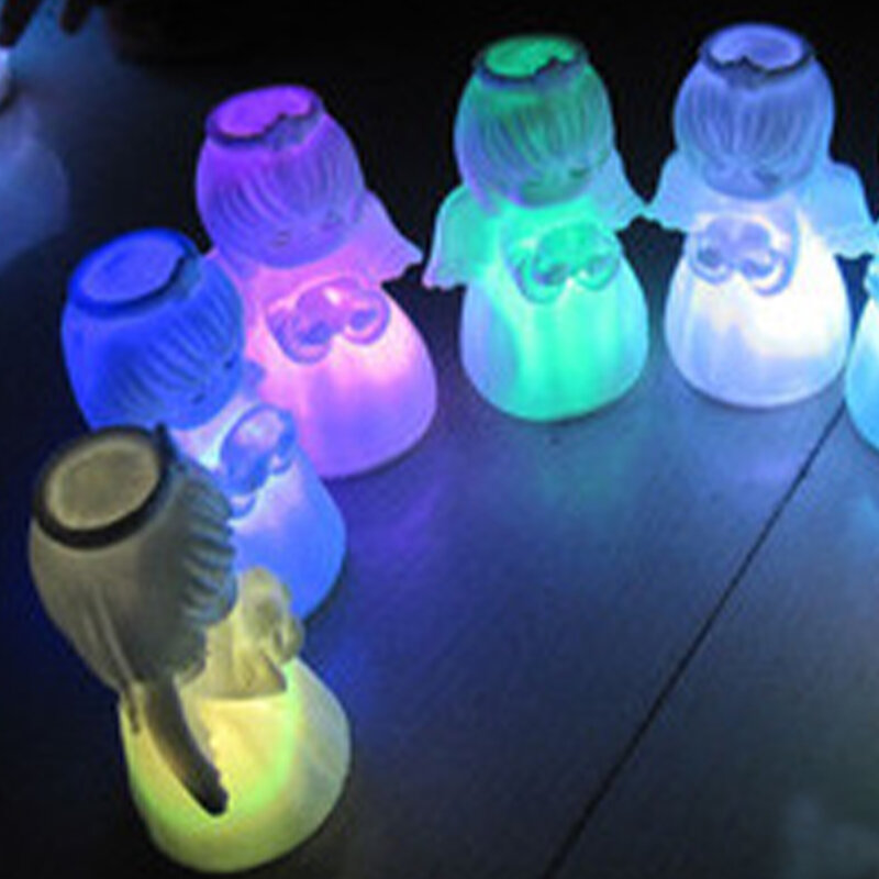 Changing LED Lamp Decor Night Light Christmas gift Cute Angle LED Night light