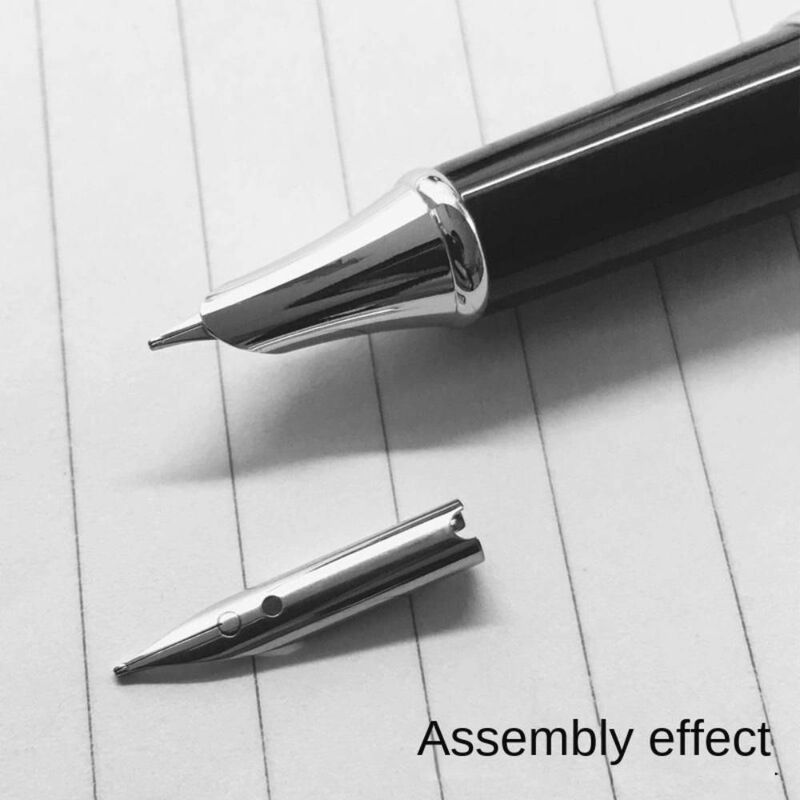 1/5/10 Stuks Hoge Kwaliteit Vulpen Tip Retro Ondergedompelde Tip 0.38Mm Pen Tip Vervangende Fit Schoolbenodigdheden Schrijfbenodigdheden