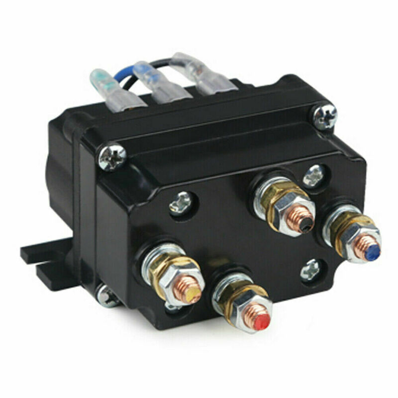 Universal 12V 24V 250A Winch Remote Contactor kontrol Solenoid Relay kembar nirkabel pemulihan jarak jauh untuk mobil Jeep sepeda motor