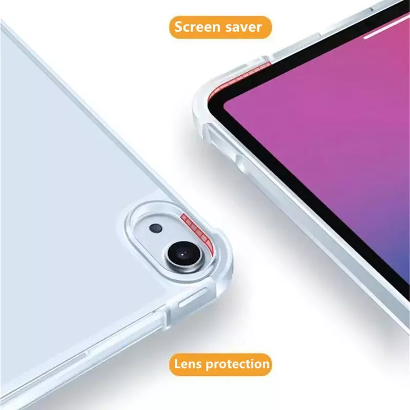 Dla Huawei Honor Pad 8 V6 V7 V8 Pro Tablet Case z uchwytem na ołówek pokrywa dla Huawei matepad 11 Pro 11 10.8 SE 10.4 INC t10S przypadku