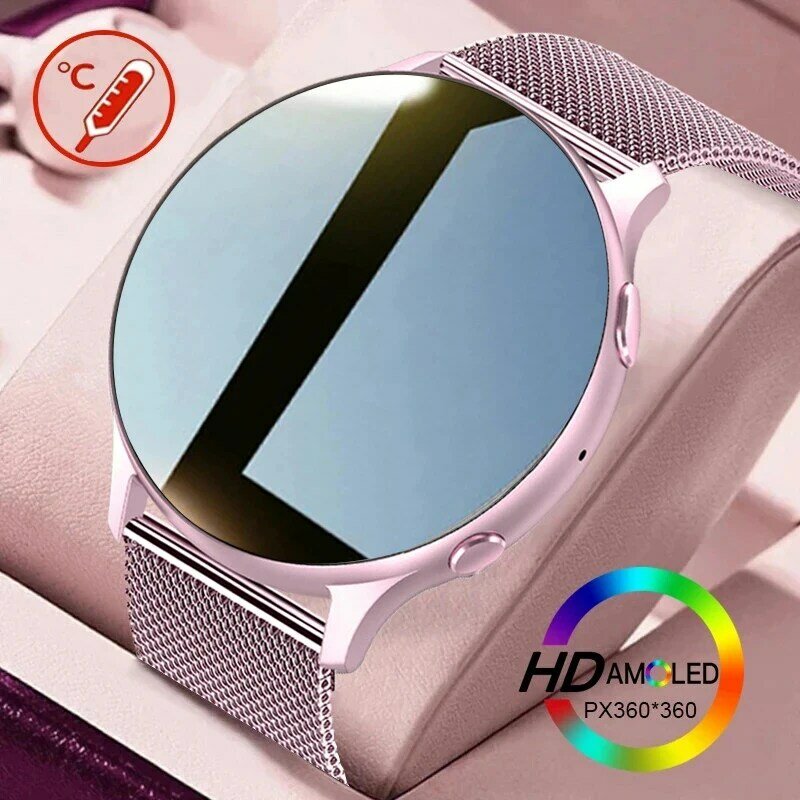 Smartwatch com display HD Pixel para homens e mulheres, chamada Bluetooth, Xiaomi, Huawei, 1,32 polegadas, 360x360, novo, 2023