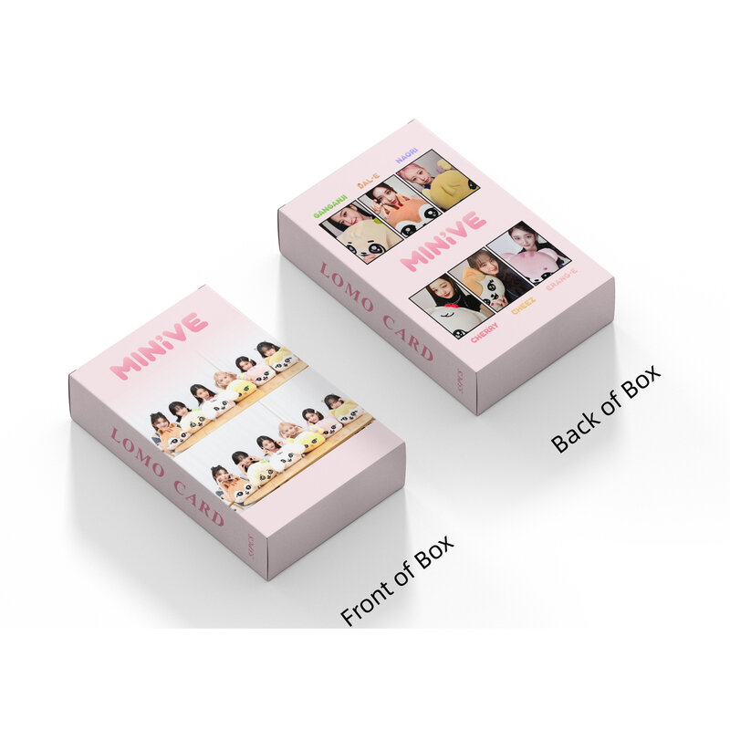 54pcs/set Kpop IVE Postcards MINIVE POP UP Lomo Cards High quality ITZY New Postcard Fashion Fans Gift 2023
