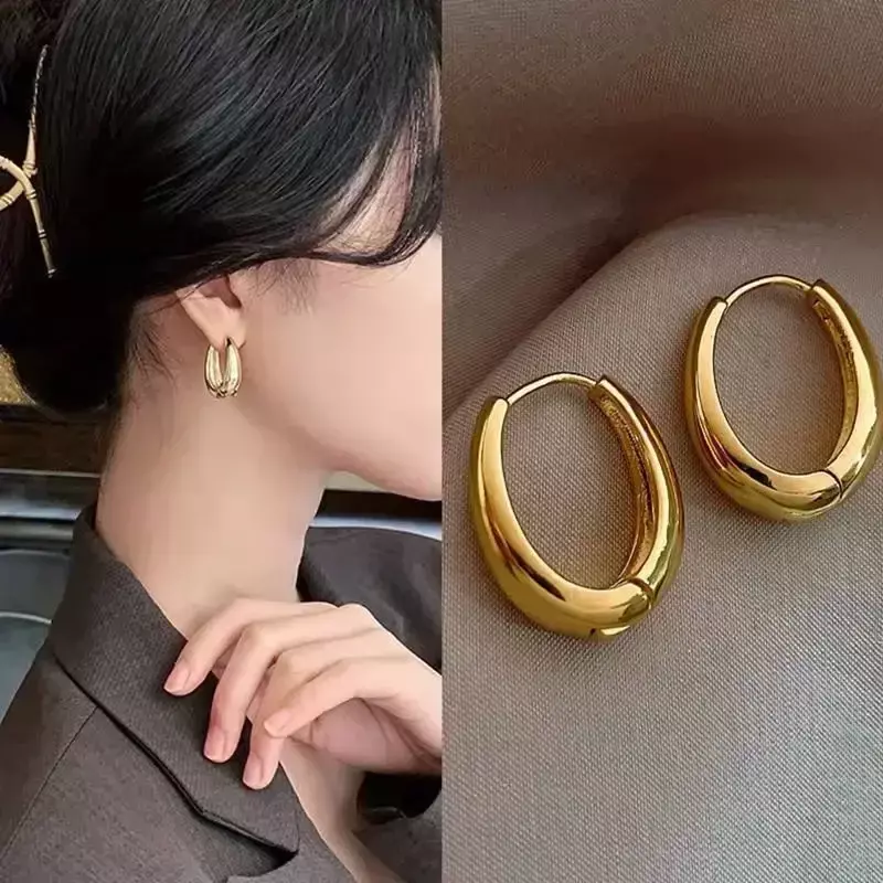 2023 heißer Verkauf Mode Metall Tropfen Ohrringe für Frau Vintage Creolen Trend klassische Party Hochzeit Anhänger Schmuck Geschenk