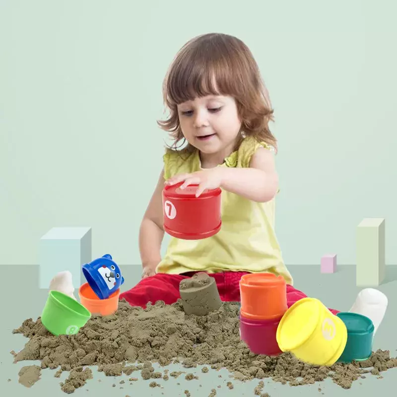 Детская игрушка-Стаканчик, детская игрушка для раннего развития, игрушка-стаканчик, детская игрушка для ванны, лучшая игрушка Монтессори, подарок на 6 месяцев + для мальчиков и девочек