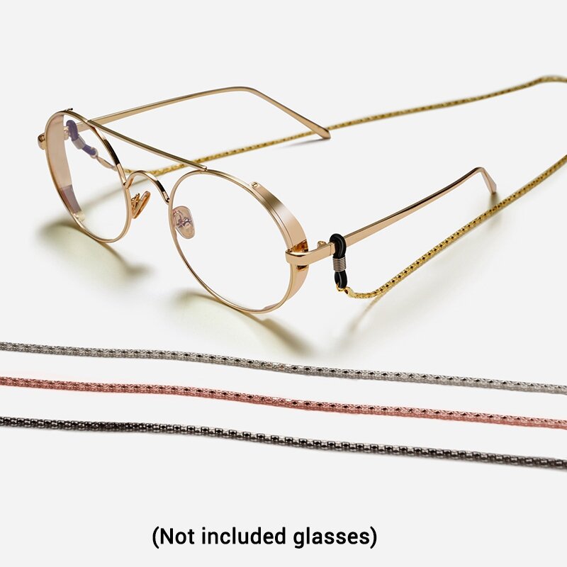 Minimalistyczna luksusowa seksowna pani przeciwpoślizgowa maska łańcuszek do okularów DIY wisiorek smycz biżuteria dla kobiet prezent