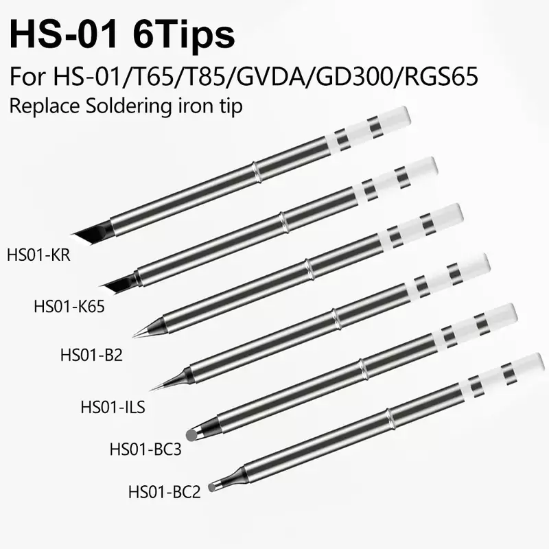 HS01-KR K65 B2 ILS BC3 BC2 dysza spawalnicza krawędzi noża podkowy zamiennik Hs-01 żelazne wiertło do lutowania T65 T85 GVDA GD300 RGS65