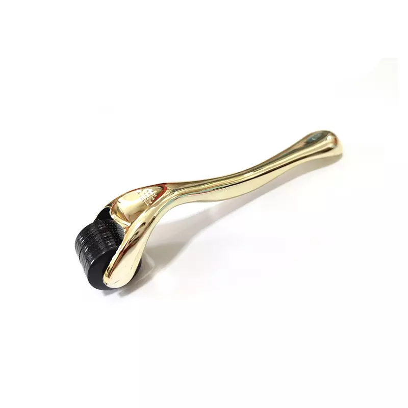 540 nadeln Derma Roller Titan Micro Nadel 0,2mm 0,25mm 0,3mm Körper Schönheit Pflege Gold Kosmetische Nadelung Instrument mezoroller
