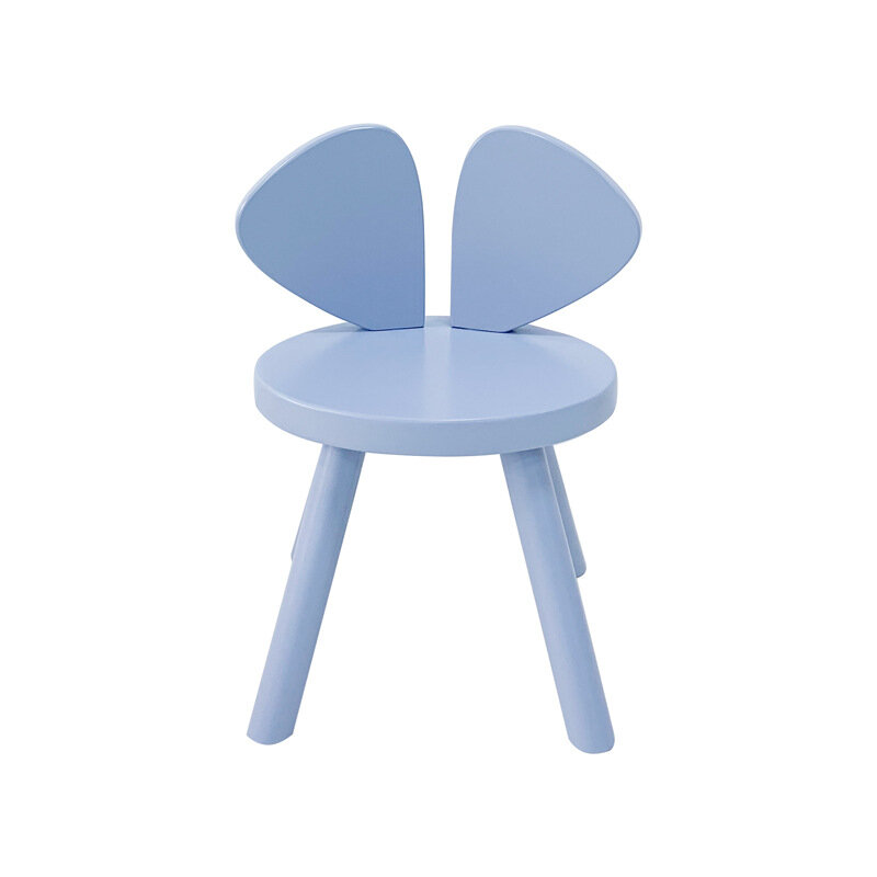 Instagram's Best-selling Butterfly Small Wing Mouse Chair, Solid Wood Bench, Children's Room with Shooting Props