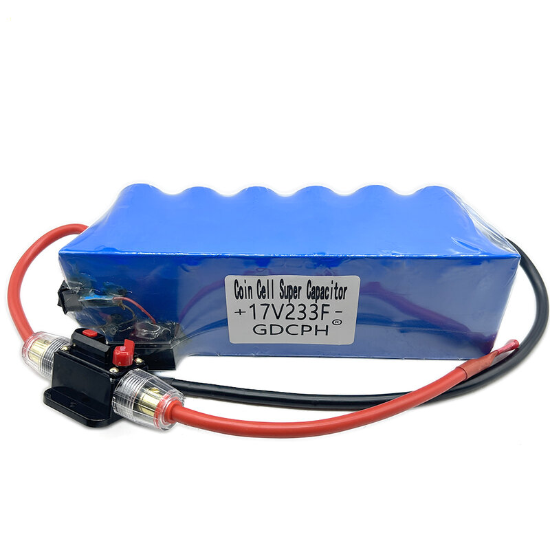 GDCPH 17V233F Supercapacitor Automobile Rectifier Module 2.85V700F Super Farad Capacitor Large Capacity With Voltmeter