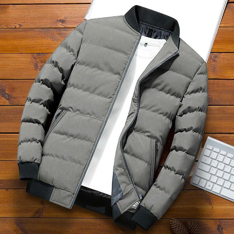 Popular Men Coat  Thicken Male Men Jacket  Windproof Ribbing Bottom Jacket