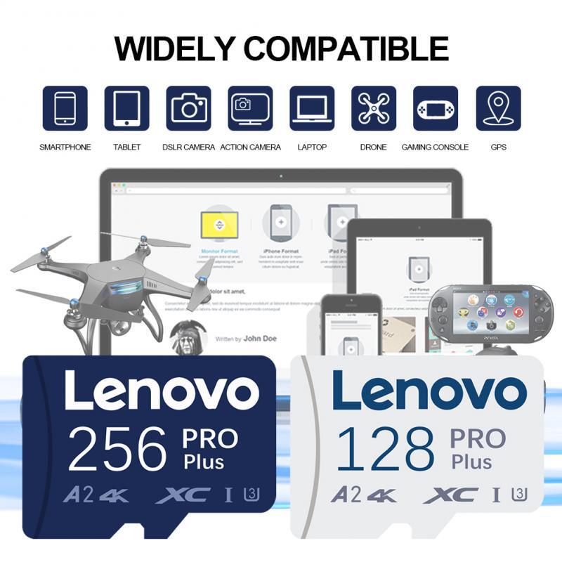 Lenovo-マイクロSDメモリーカード,テラバイトGB,128GB,256GB,5123GB,64GB,電話およびPC用,送料無料
