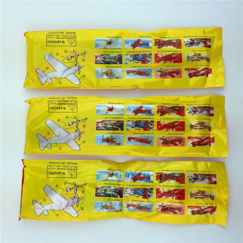 10Pcs DIY Party Bag Fillers Game Play Hand Throw Aircraft Toy Flying Glider Airplane Model Foam Plane
