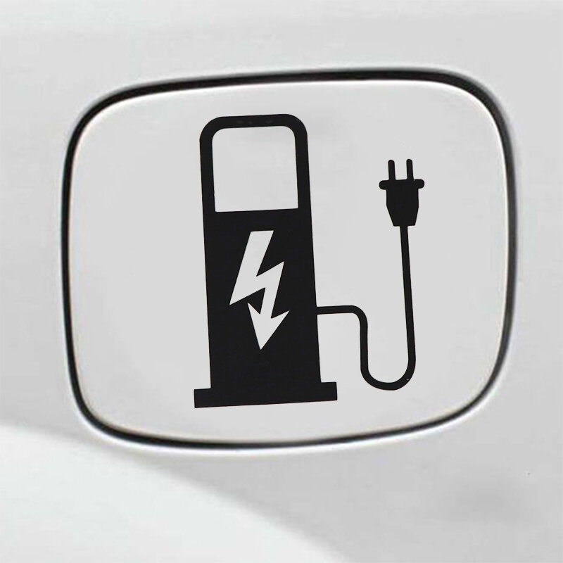 Car Stickers Personalized Reminders New Energy And Environmentally Friendly Charging Tank Caps Waterproof Stickers