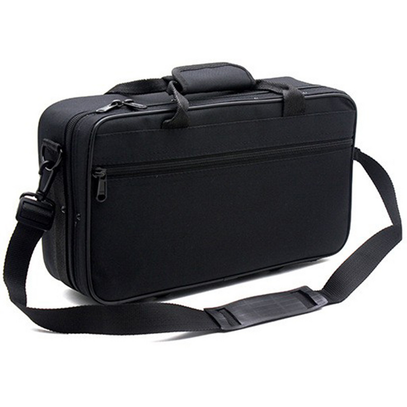 Oxford Cloth Clarinet Storage Bag, sacola preta, saco de transporte, acessórios de viagem, substituição do caso