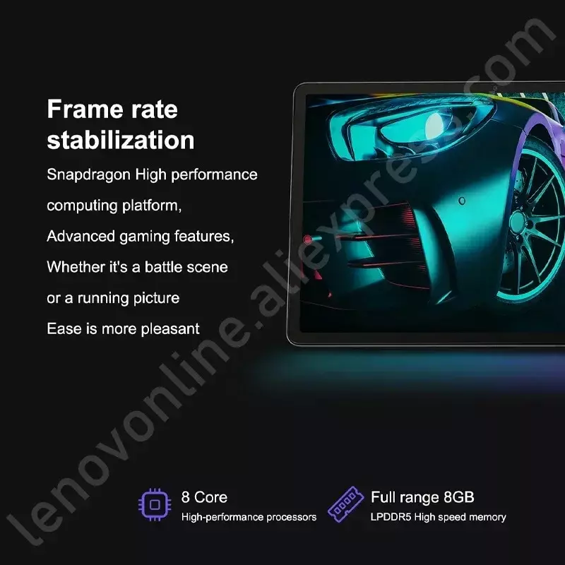 Новый продукт Оригинальный Lenovo Xiaoxin Pad Pro 12,7 2023 Snapdragon 870 2944 × 1840 144 Гц 8 ГБ + 128 ГБ/256 ГБ 10200 мАч Доставка из Франции
