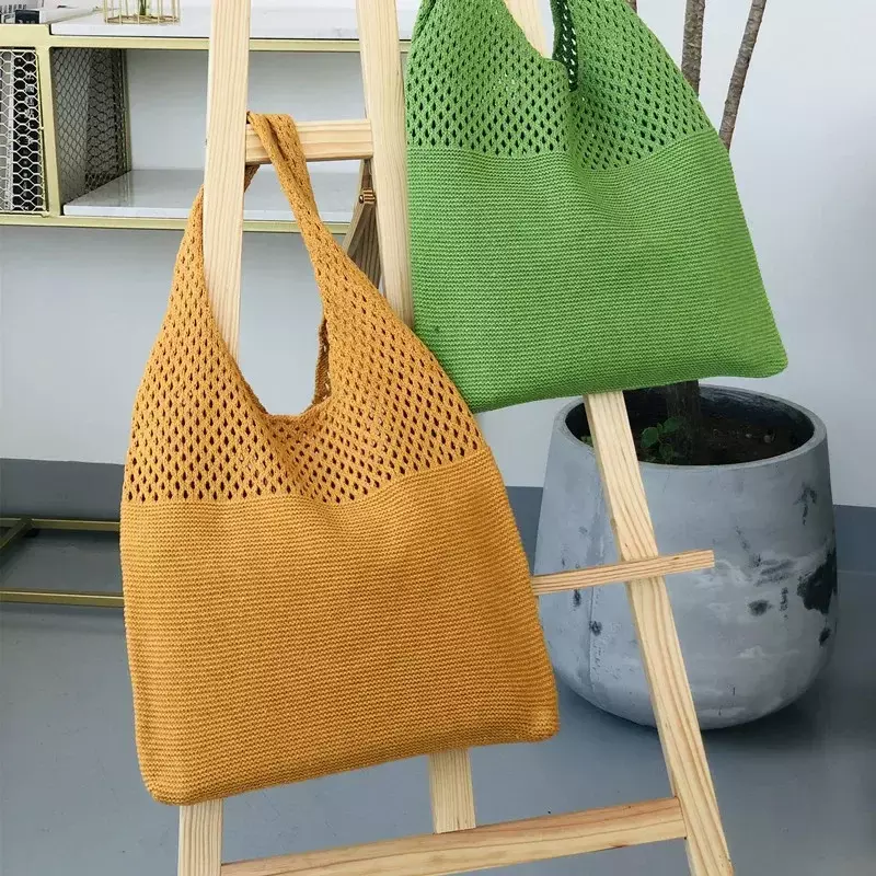 TOUB033 bolsos de punto de diseñador para mujer, de gran capacidad bolso de playa, paquete de verano