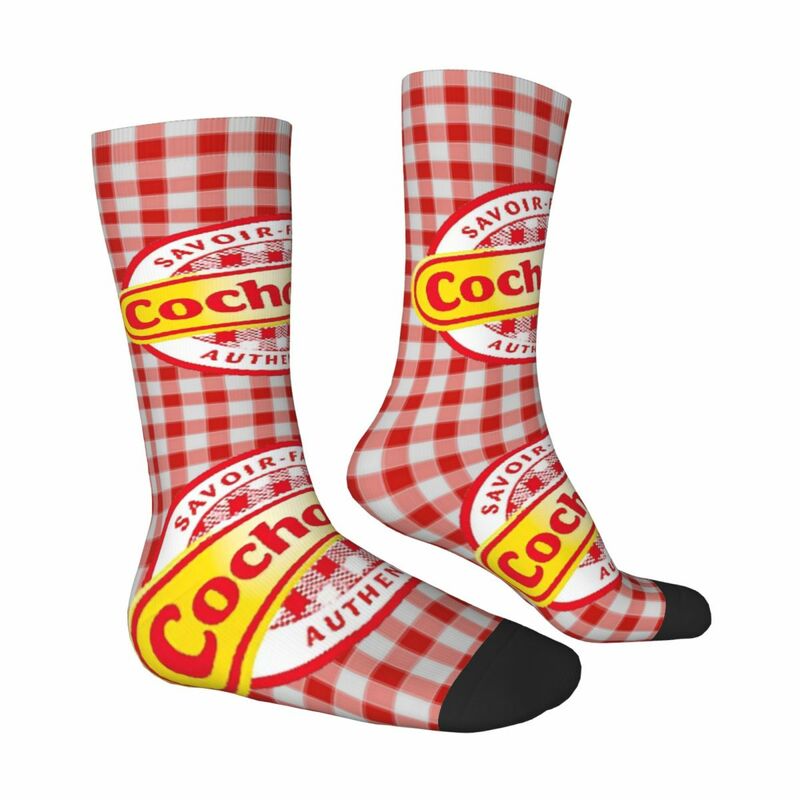 Pig Cochonou Logo Dress Socks Mens Womens Warm Fashion Novelty Crew Socks