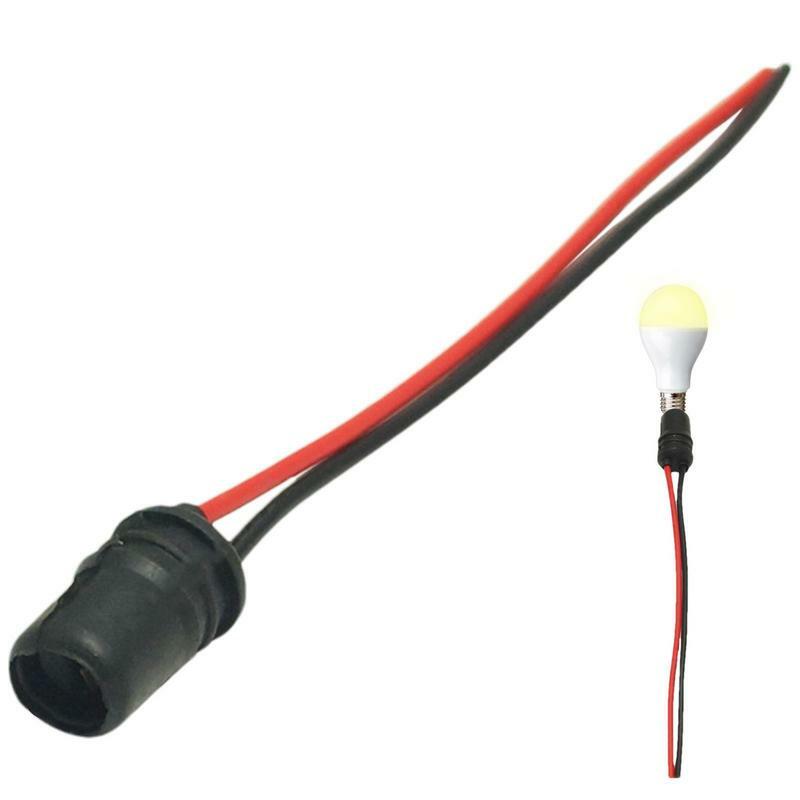 Reflektor złącze wtykowe samochód T10 W5w LED gniazdo żarówki lampa uchwyt przedłużający złącze lampa tylna kable w wiązce miękki klej