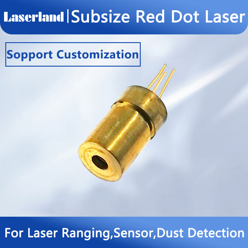 650nm 5mW Subsize Red Dot Laser Module for Dust Detection  Ranging Sensor