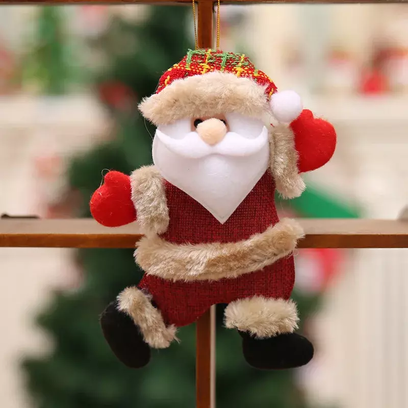Adornos de Feliz Navidad DIY, regalo de Navidad, Papá Noel, muñeco de nieve, árbol colgante, muñeca de Feliz Año Nuevo, decoración colgante para el hogar, Noel Natal