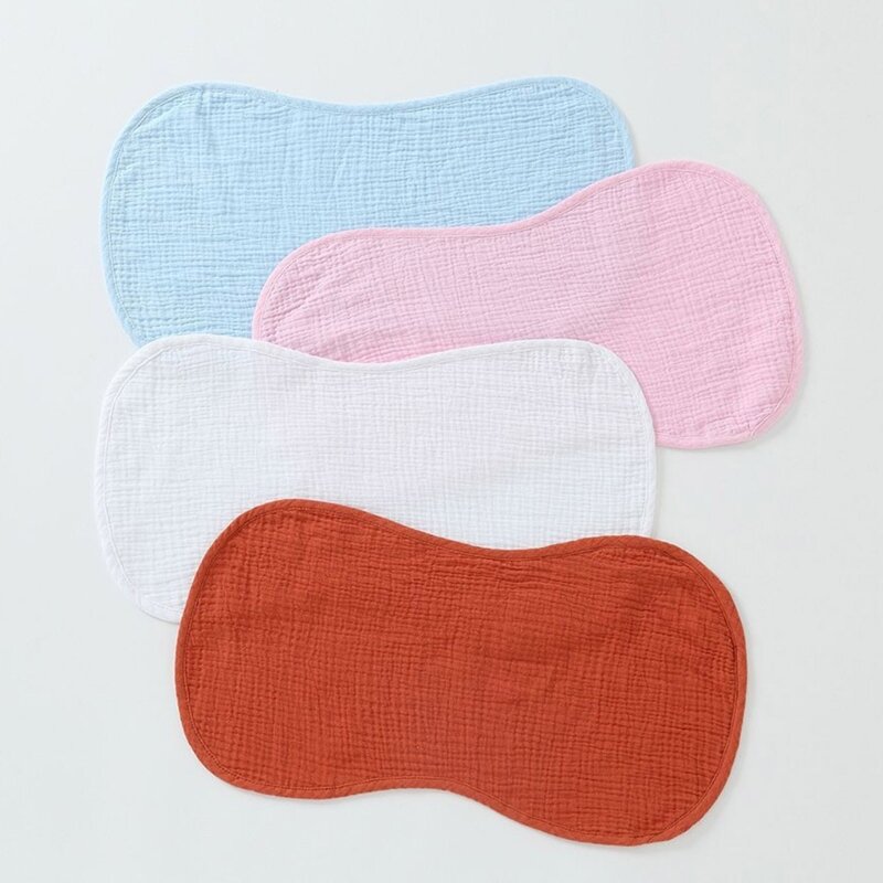 Chiffons rot pour bébé tissu rot multicolore gants toilette en gaze couches couches absorbantes serviette visage