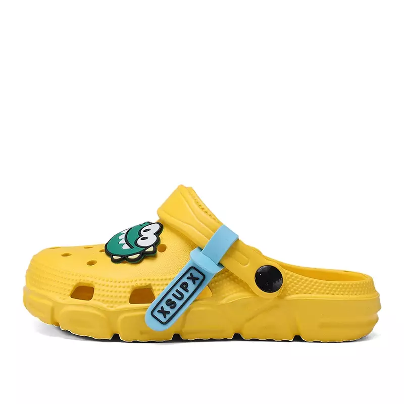 Cartoon Dinosaur pantofole per bambini zoccoli per ragazzo estate scarpe da spiaggia traspiranti sandali per bambini carini per ragazzo spedizione gratuita 2023