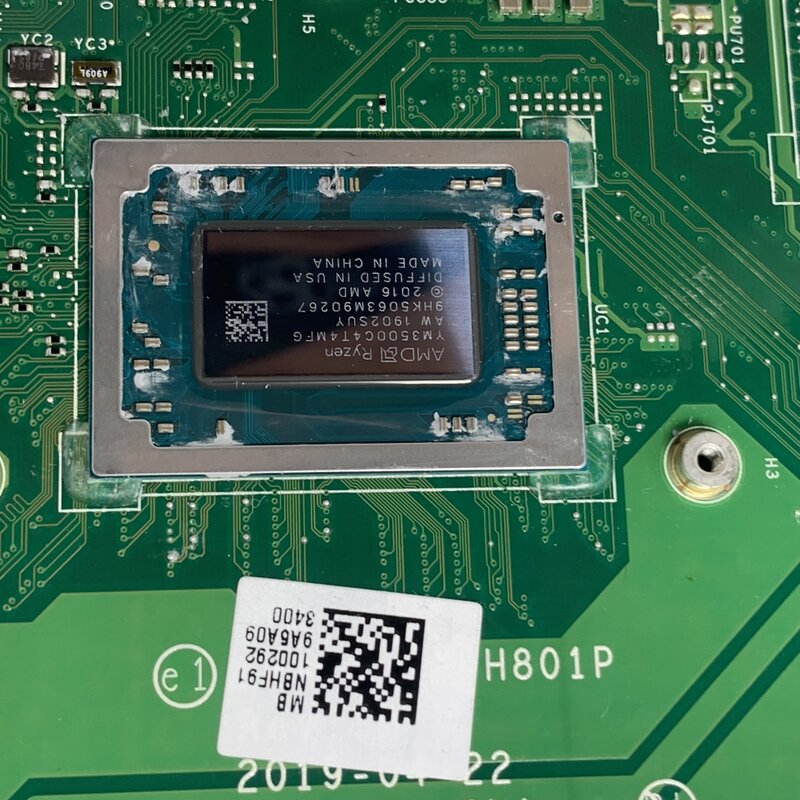 EH5LP LA-H801P 메인 보드 Aspire A515-43G A515-43 노트북 마더 보드 NBHF911002 Ryzen 5 3500U CPU 100% 전체 작동