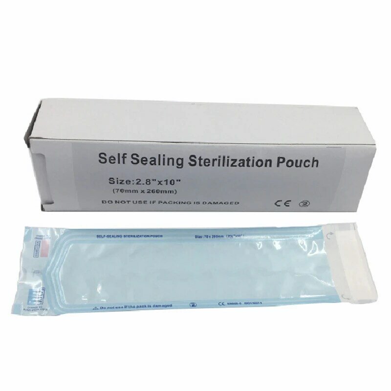 Self Sealing Sterilisation Pouch Medical-grade Disposable Sealing Disinfection Bag Packaging for Tattoo Dental Nail Accessories
