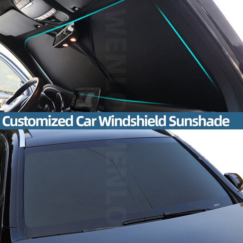 Viseira magnética do pára-sol do carro para o assento do tarraco, pára-brisa dianteiro, cortina, janela traseira do bebê, protetor de sombra do sol, 2019-2023 2024