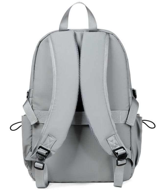 Повседневный Простой Легкий Мужской Дорожный рюкзак, мужские рюкзаки с USB-разъемом, водонепроницаемая сумка для ноутбука, трендовая школьная сумка для подростков