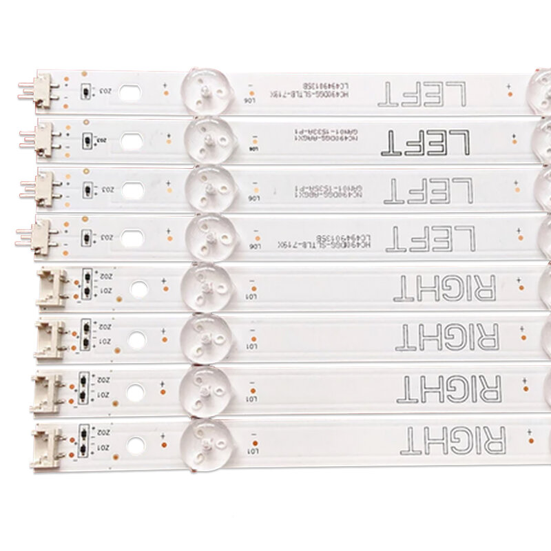 8Pcs แถบไฟ LED สำหรับ LG 49UH603v-ze 49UH610A 49UH6100 49LF5100 49UH6030 49UF640V 49UF6407 49UH6507 49LF510V 49UJ635T 49UF640T