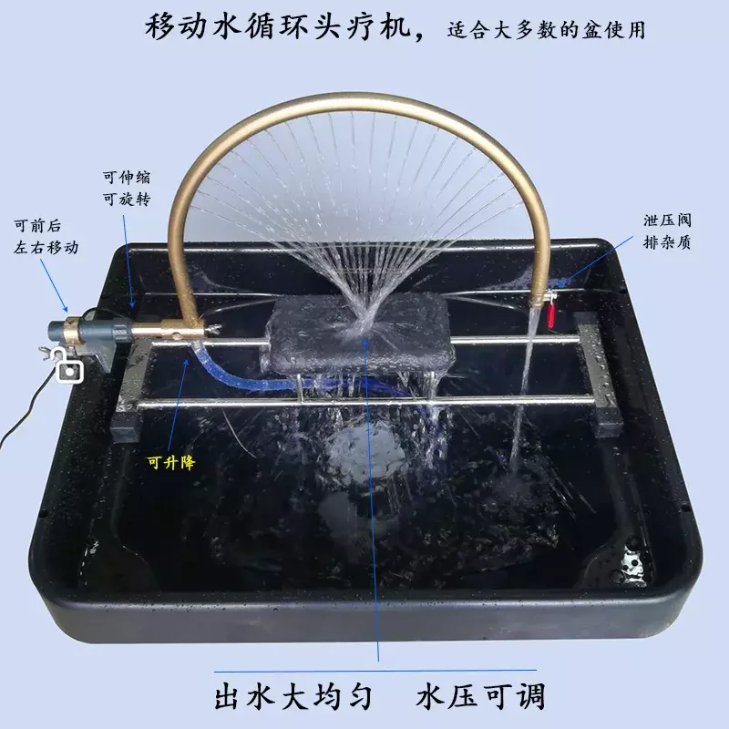 Kursi sampo Salon, sirkulasi air Cina, aksesori Spa pemijat kepala ponsel khusus