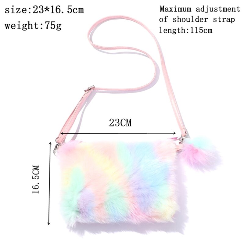 Borsa a tracolla unicorno per bambini borse con cerniera in paillettes per bambini borse a tracolla borse per telefono estive borsa a tracolla per ragazze di moda