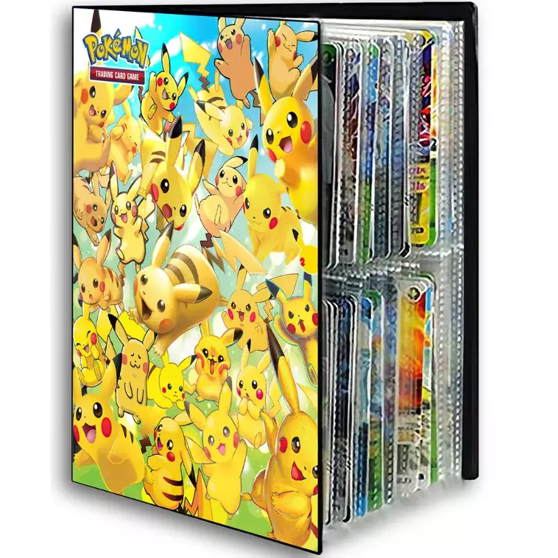Pokémon 25Th Anniversary Celebration Card Album Book, Game Holder, VMAX Binder, Coleção de Cartas, Brinquedos Infantis, Presente