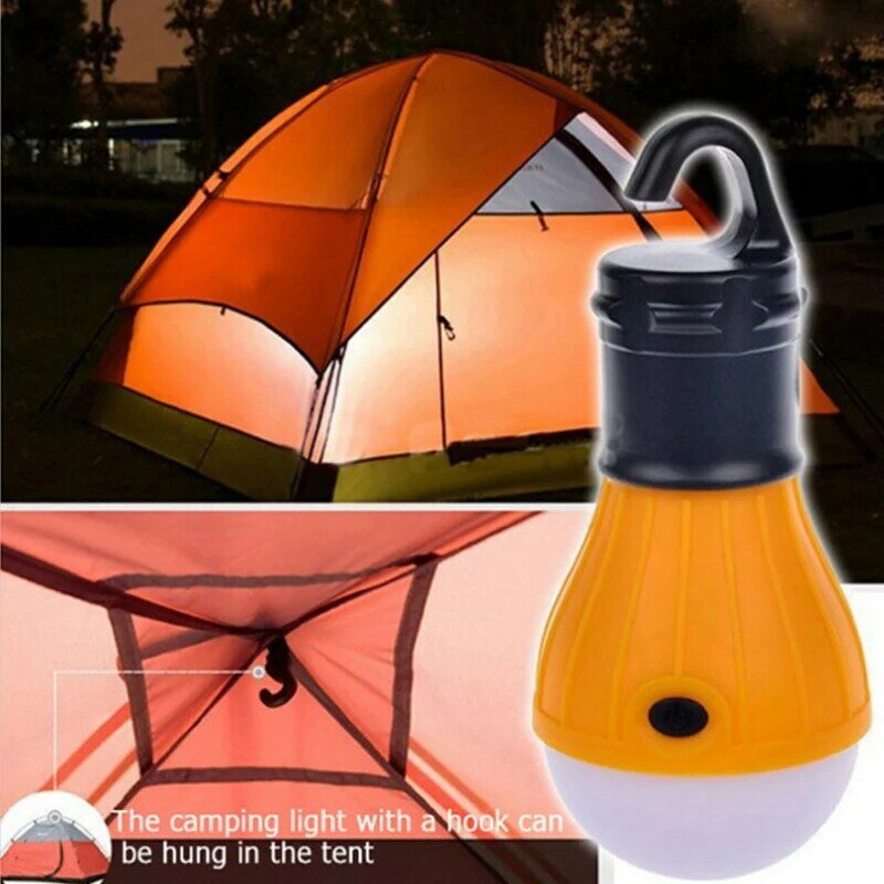 Mini led multifuncional tenda luz led lâmpada de acampamento ao ar livre pesca chão pendurado portátil luz