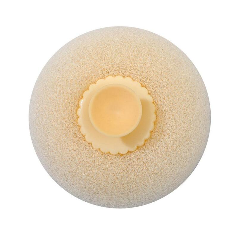 Round Sponge Balls Body Cleaning Brush Exfoliating Comfortable Skin Soft Bathroom Fluffy Reusable Dead Remove Accessories U5Q1