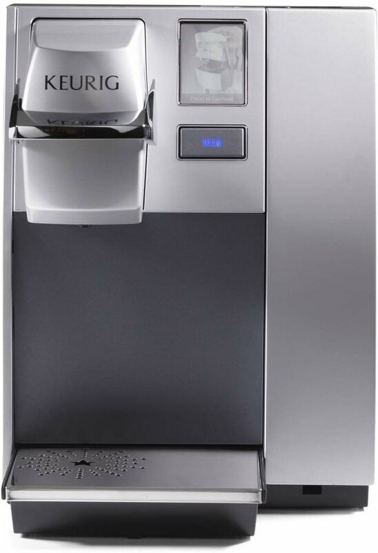 Keurig K155 Office Pro pojedyncza filiżanka komercyjny K-Cup Pod kawą, srebrny