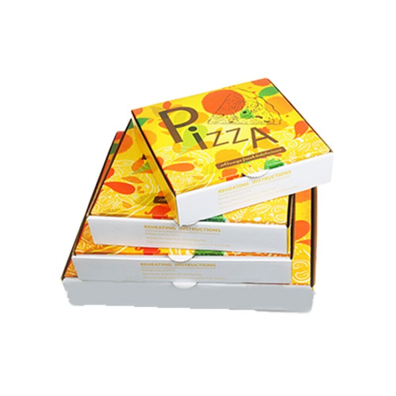 Индивидуальный продукт, китайский поставщик, пищевой класс, рифленые, индивидуальные размеры, размеры для упаковки пиццы