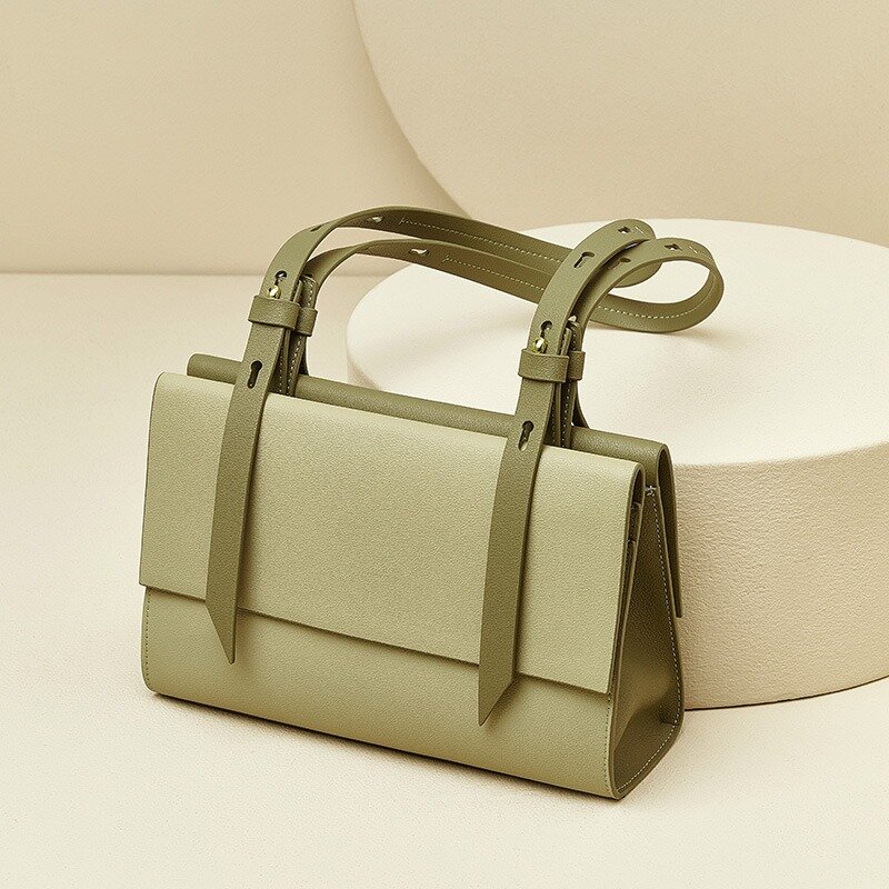 Женская сумка, новая вместительная сумка-тоут из воловьей кожи с дизайном на одно плечо, универсальная сумка-тоут Advanced Sense.