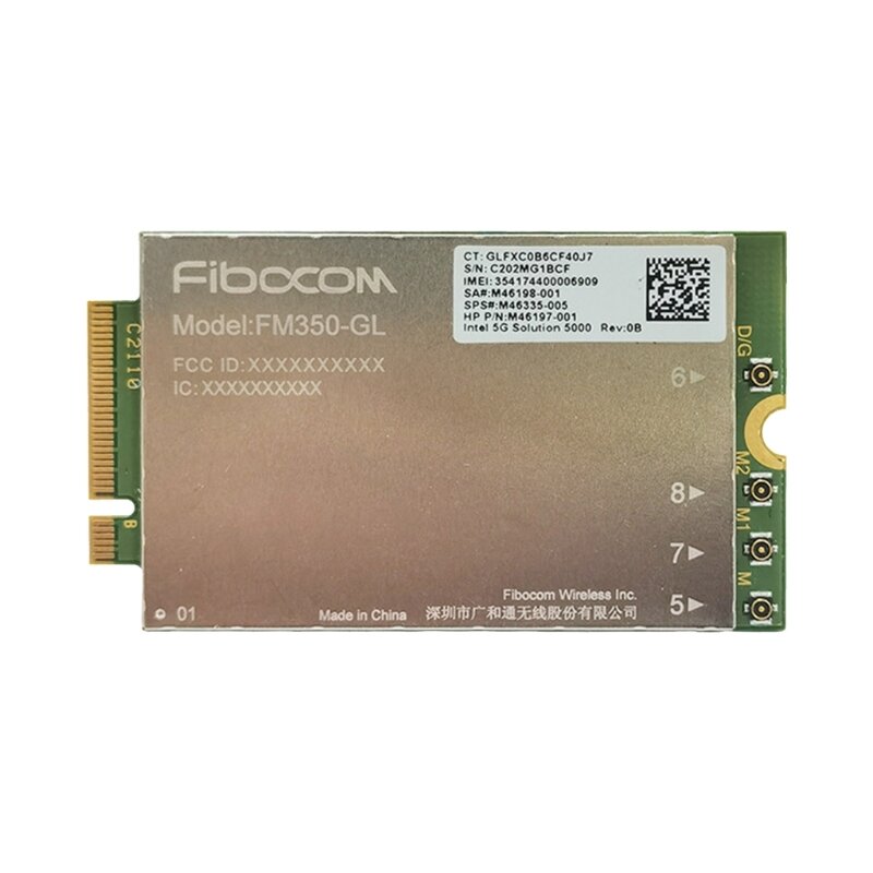 FM350-GL การ์ด5G LTE WCDMA WWAN FM350-GL โมดูล4G/5G สำหรับ Windows-ระบบ Linux-dropship