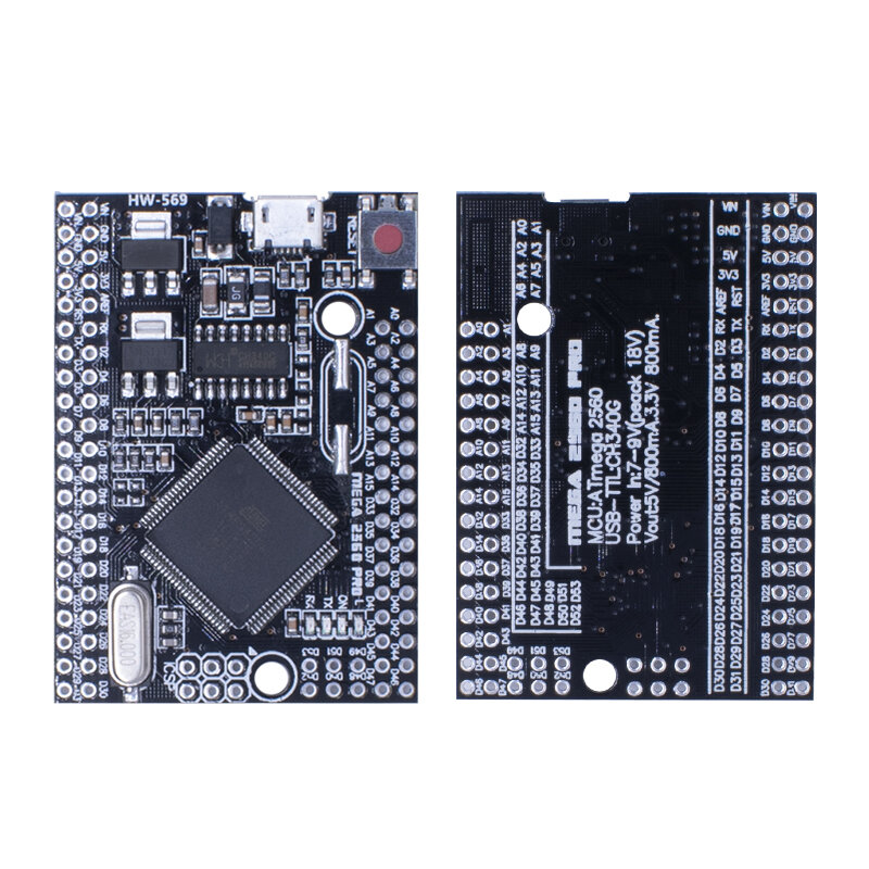 Placa de desarrollo USB MEGA2560 MEGA 2560 R3 ATmega2560-16AU CH340G AVR, para arduino