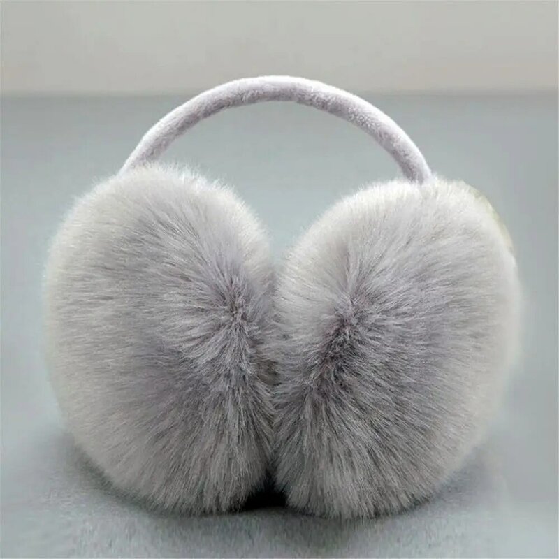 Fluffy Cosy Ear Muffs para mulheres, Earflaps quentes, aquecedor de ouvido macio, inverno